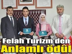 Felah Turizm'den anlamlı ödül